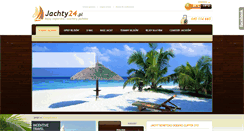 Desktop Screenshot of jachty24.pl